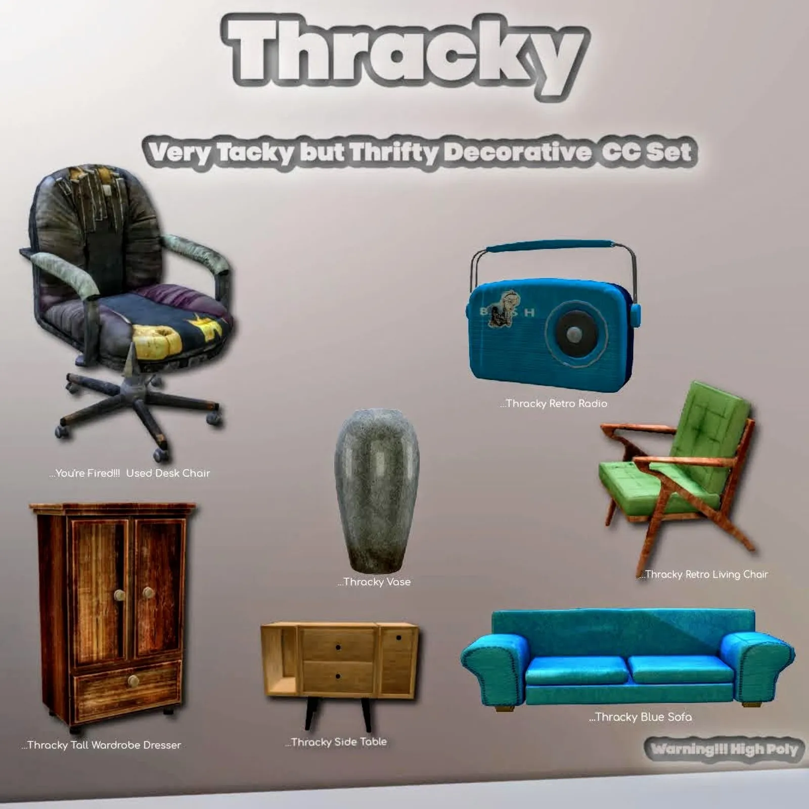 THRACKY FINDS CC SET - DOWNLOAD